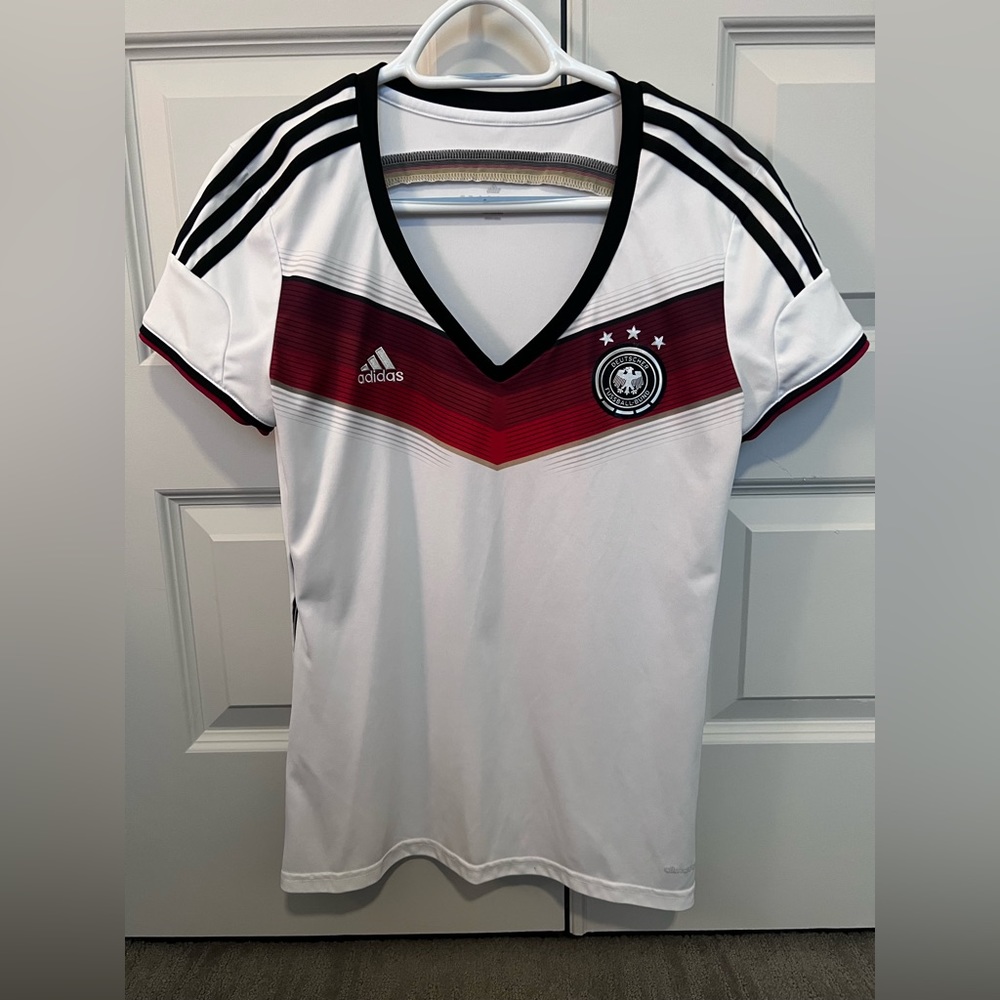 ⚽️2014/15 Adidas Germany Home Women’s Soccer Jersey